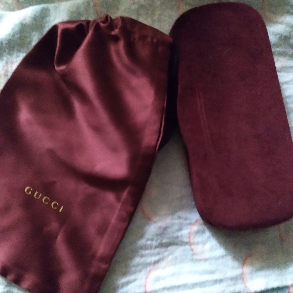 Velvet Eyewear case with silk pouch.